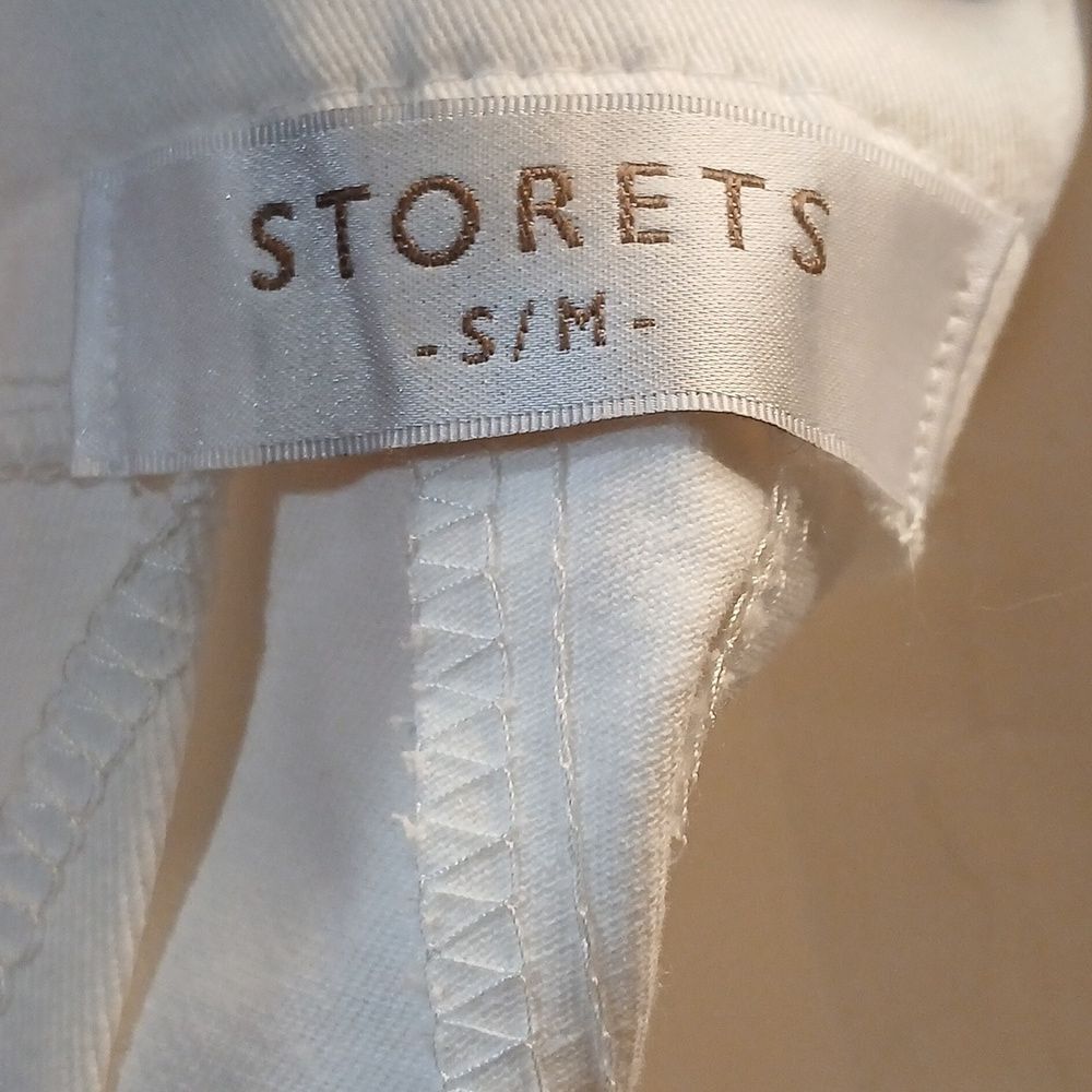 Storets White Pleated Trouser Shorts Size Small/Medium Nwt - Picture 8 of 9